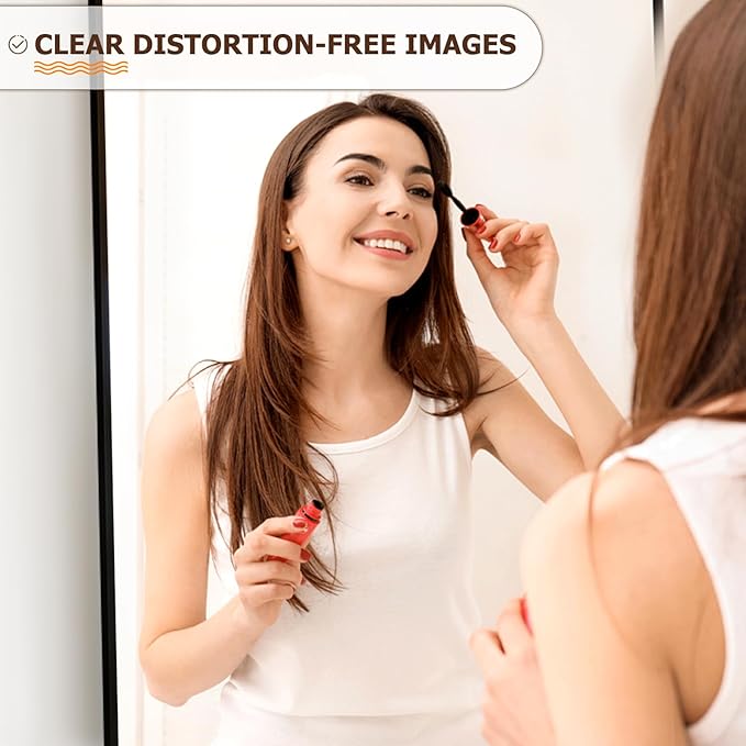 Leaning Mirror Arch Wall-Mounted Mirrors - Aluminum Alloy Frame Modern Simple Home Decor